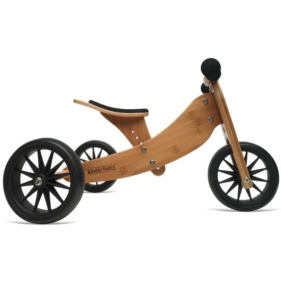 Tiny Tot Trike to Bike. Bamboo.