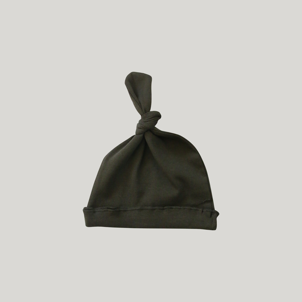 Knotted Hat. Olive