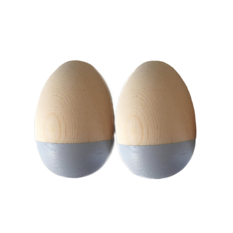 Egg Shakers. Grey
