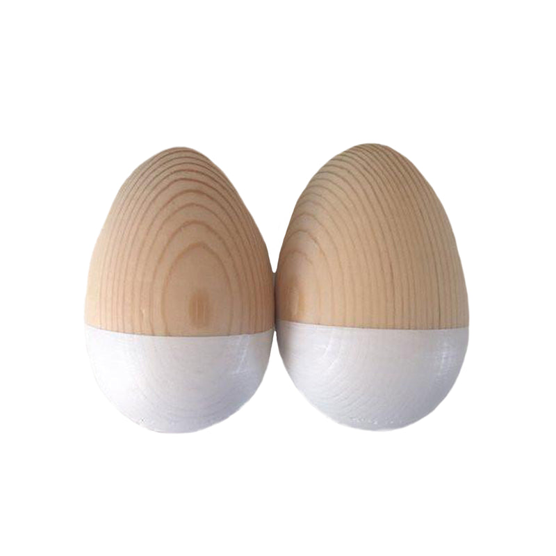 Egg Shakers. White