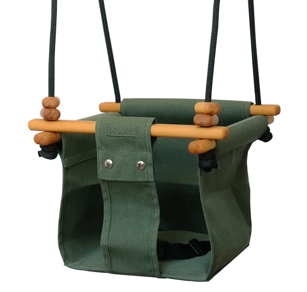 Baby + Toddler Swing. Moss Green