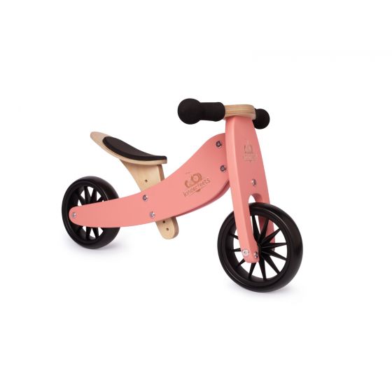 Tiny Tot Trike to Bike. Coral.